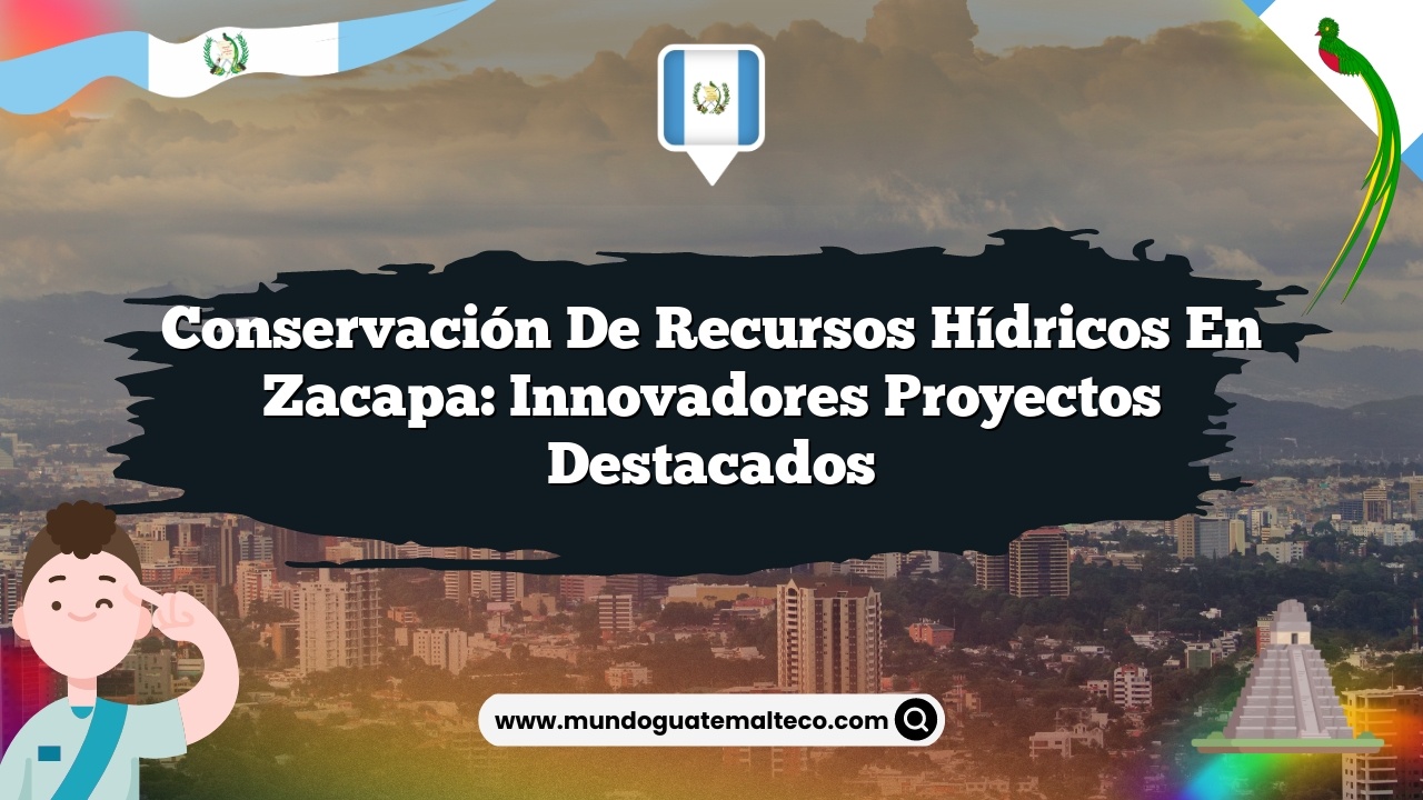 Imagen de Conservación de recursos hídricos en Zacapa: Innovadores Proyectos Destacados Conservación de recursos hídricos en Zacapa: Innovadores Proyectos Destacados