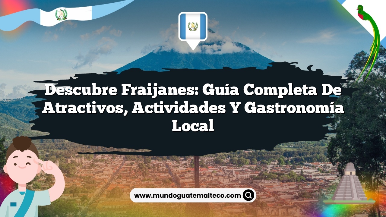 Descubre Fraijanes: Guía Completa de Atractivos, Actividades y Gastronomía Local