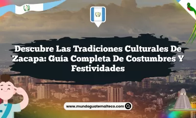 Descubre las Tradiciones Culturales de Zacapa: Guía Completa de Costumbres y Festividades