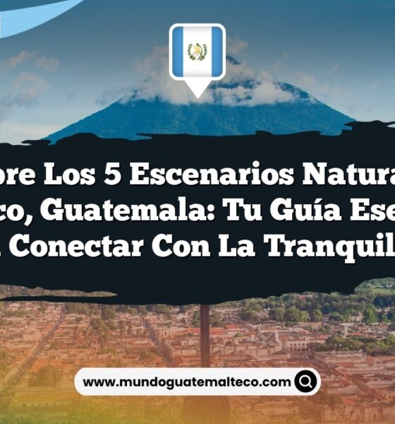 Descubre los 5 Escenarios Naturales en Pasaco, Guatemala: Tu Guía Esencial para Conectar con la Tranquilidad