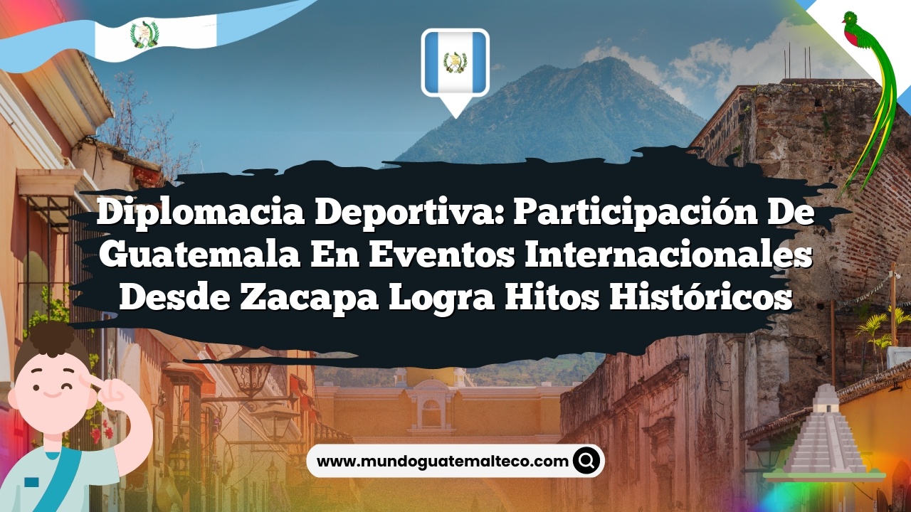 Diplomacia deportiva: Participación de Guatemala en eventos internacionales desde Zacapa logra hitos históricos