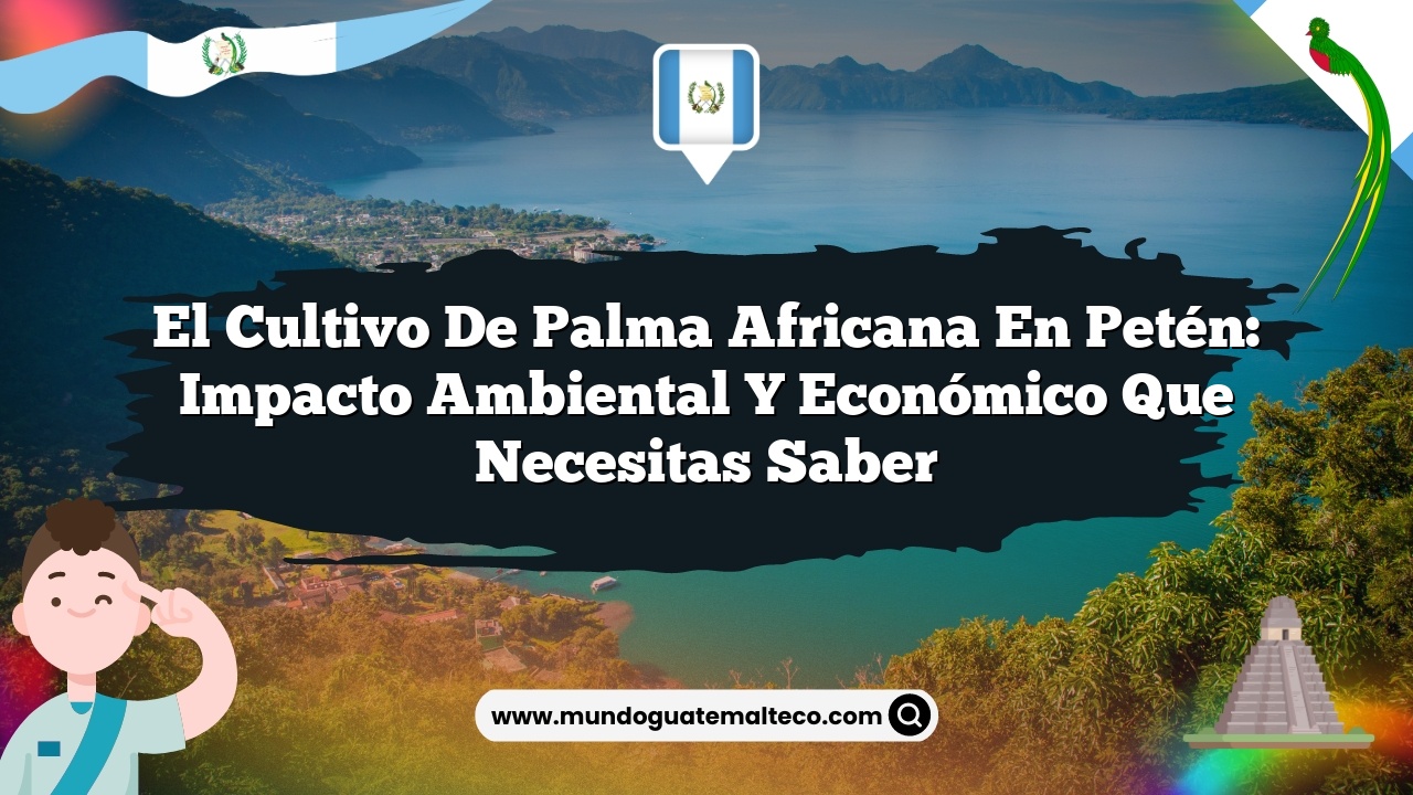 El cultivo de palma africana en Petén: Impacto ambiental y económico que necesitas saber