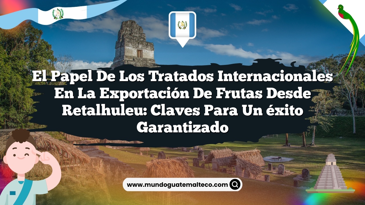 El papel de los tratados internacionales en la exportación de frutas desde Retalhuleu: Claves para un éxito garantizado