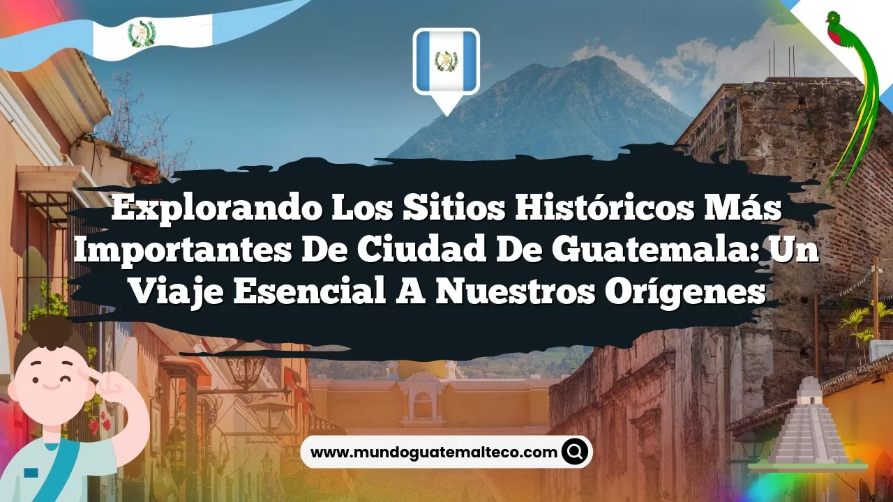 Explorando los Sitios Históricos Más Importantes de Ciudad de Guatemala: Un Viaje Esencial a Nuestros Orígenes