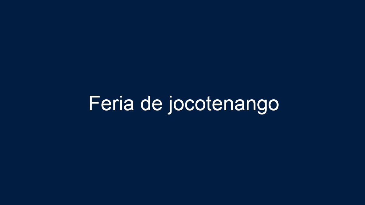 Feria de jocotenango - 9