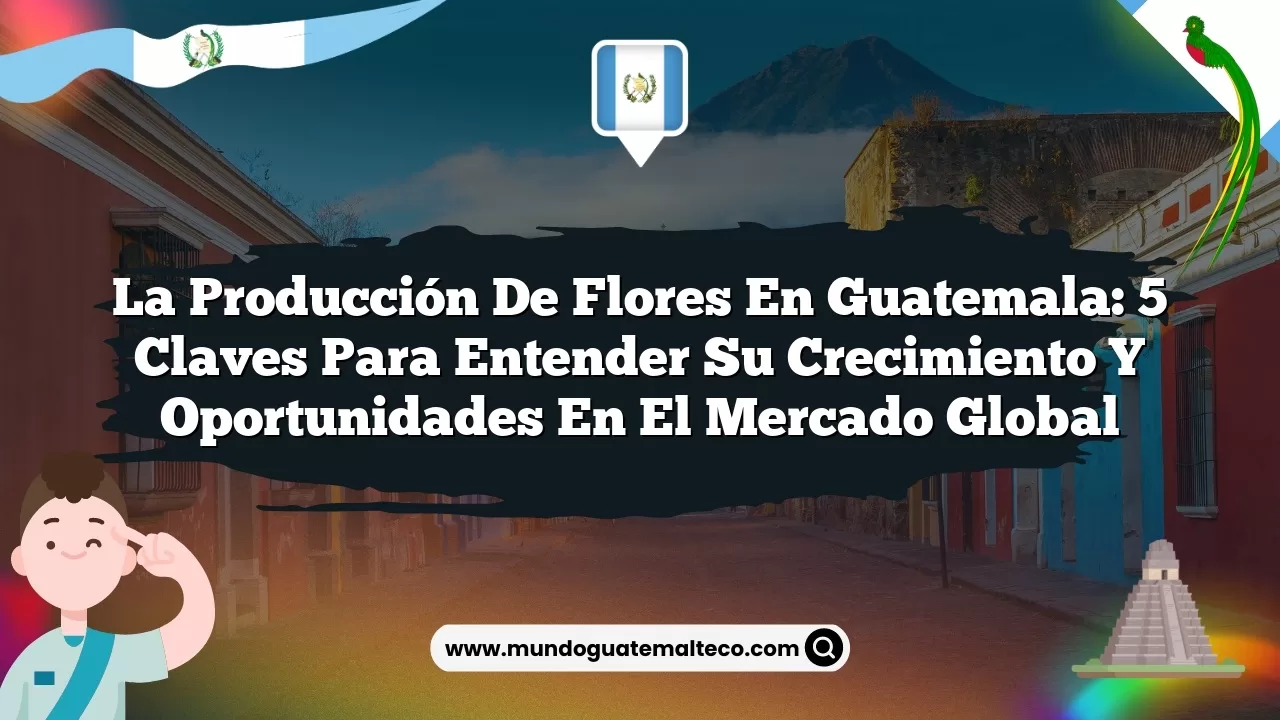 La Producción de Flores en Guatemala: 5 Claves para Entender su Crecimiento y Oportunidades en el Mercado Global