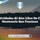 Las Actividades al Aire Libre de Comapa Guatemala que Fascinan