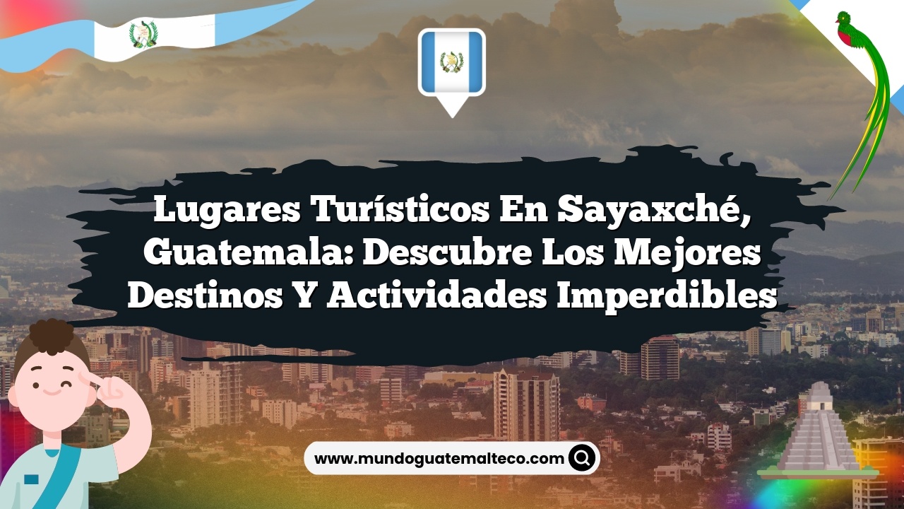 Lugares Turísticos en Sayaxché, Guatemala: Descubre los Mejores Destinos y Actividades Imperdibles