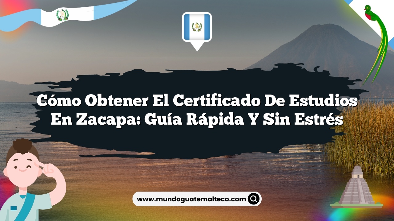 Cómo obtener el certificado de estudios en Zacapa: Guía rápida y sin estrés
