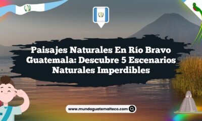 Paisajes Naturales en Río Bravo Guatemala: Descubre 5 Escenarios Naturales Imperdibles