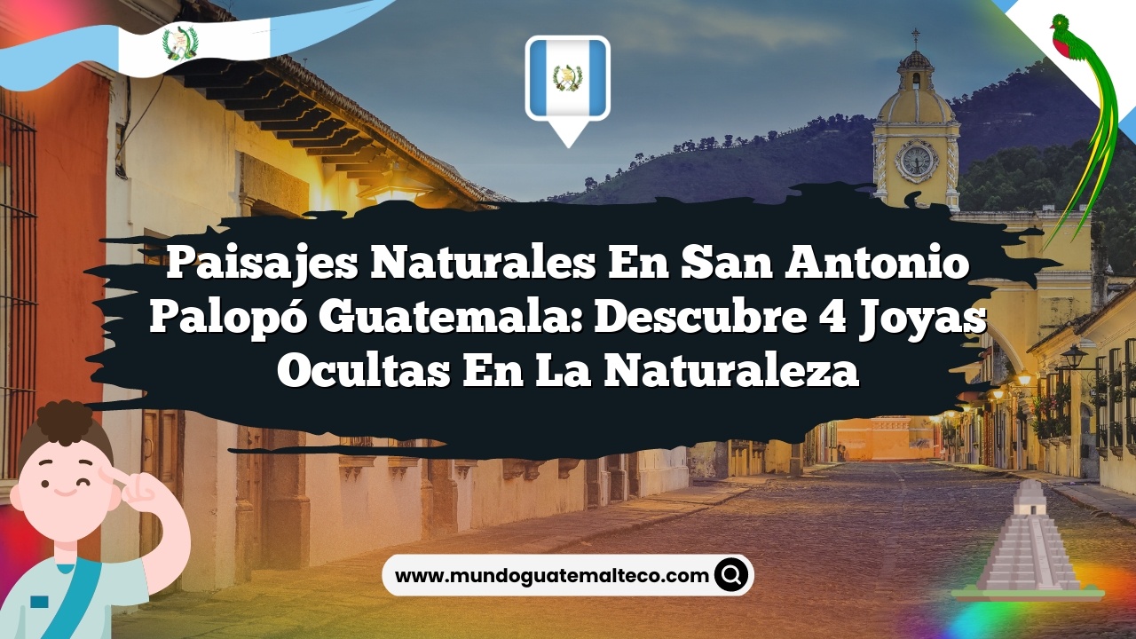 Imagen de Paisajes Naturales en San Antonio Palopó Guatemala: Descubre 4 Joyas Ocultas en la Naturaleza Paisajes Naturales en San Antonio Palopó Guatemala: Descubre 4 Joyas Ocultas en la Naturaleza