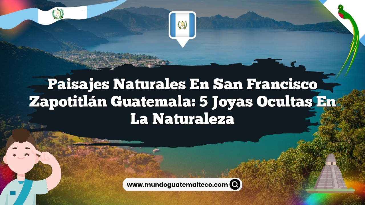 Imagen de Paisajes Naturales en San Francisco Zapotitlán Guatemala: 5 Joyas Ocultas en la Naturaleza Paisajes Naturales en San Francisco Zapotitlán Guatemala: 5 Joyas Ocultas en la Naturaleza