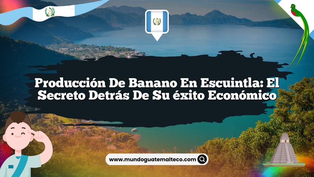 Producción de banano en Escuintla: El secreto detrás de su éxito económico