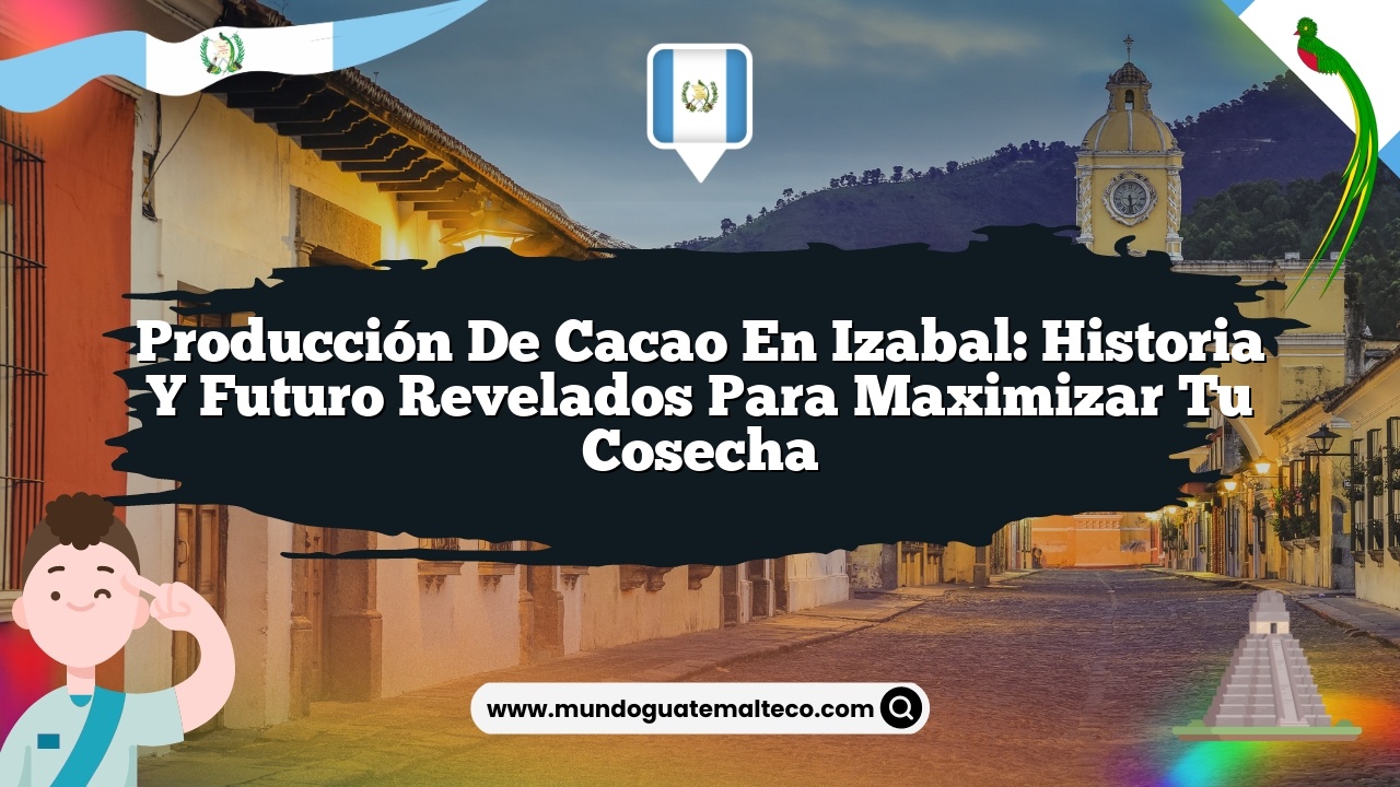 Producción de cacao en Izabal: Historia y futuro revelados para maximizar tu cosecha