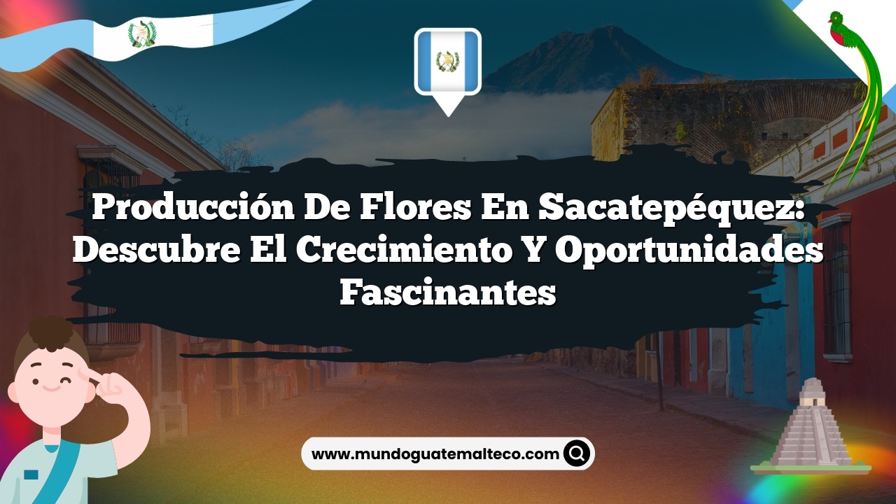Producción de flores en Sacatepéquez: Descubre el Crecimiento y Oportunidades Fascinantes