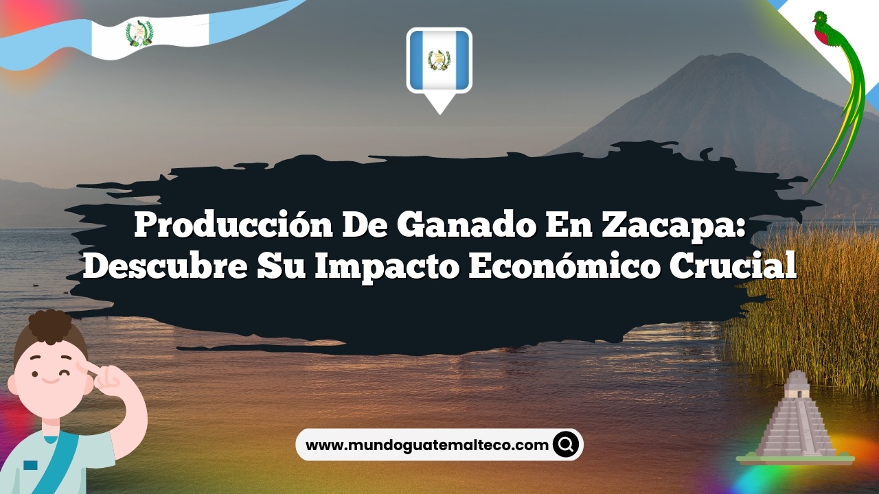 Producción de ganado en Zacapa: Descubre su Impacto Económico Crucial