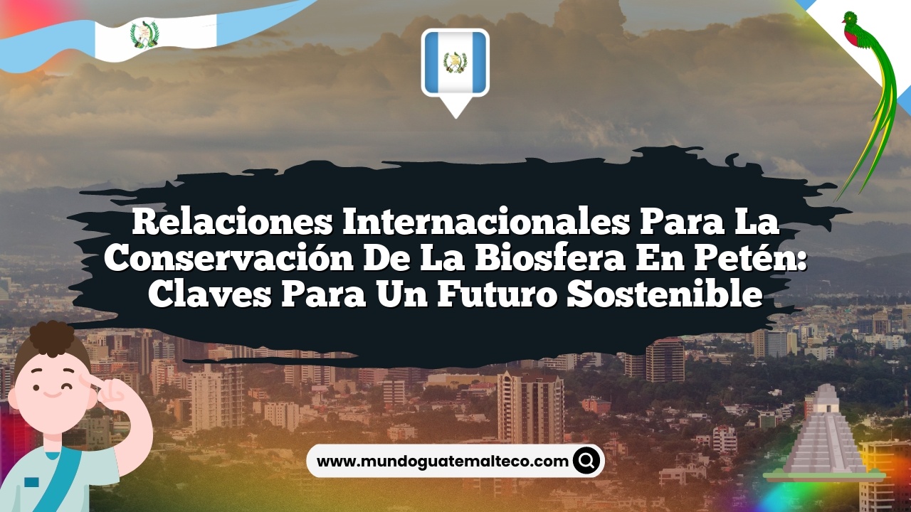 Relaciones Internacionales para la Conservación de la Biosfera en Petén: Claves para un Futuro Sostenible