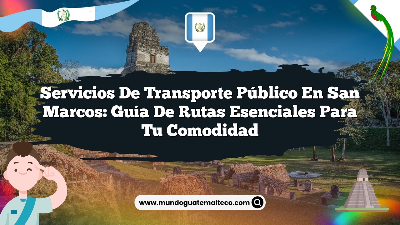 Servicios de transporte público en San Marcos: Guía de rutas esenciales para tu comodidad