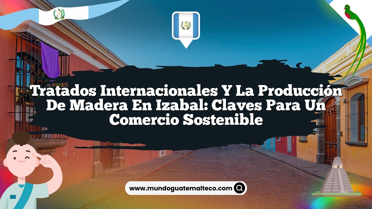 Tratados internacionales y la producción de madera en Izabal: Claves para un comercio sostenible