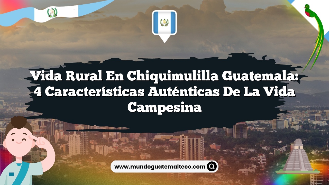 Vida Rural en Chiquimulilla Guatemala: 4 Características Auténticas de la Vida Campesina