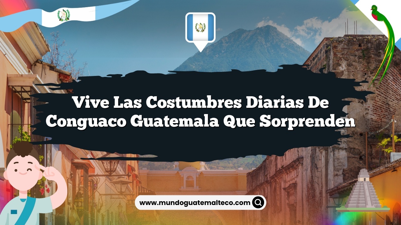 Vive las Costumbres Diarias de Conguaco Guatemala que Sorprenden